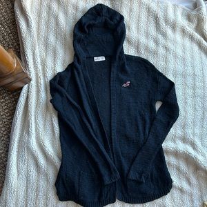 2/$20. Hollister XS/S Navy Blue Cardigan (1a)